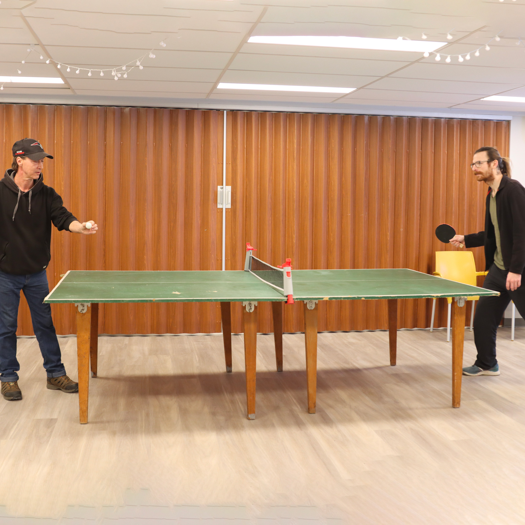 Georges et Pyer-Olivier (Ping-pong)
